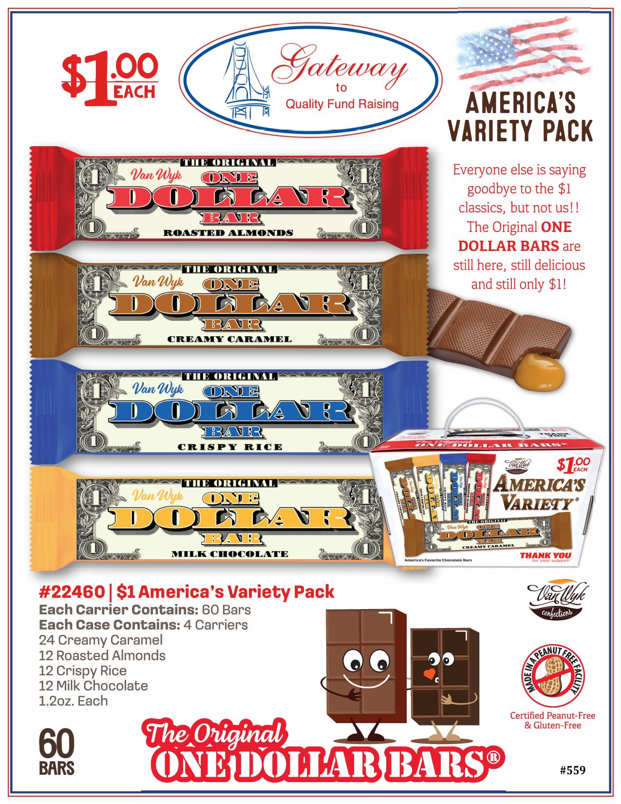 America's Variety $1 Chocolate Fundraiser